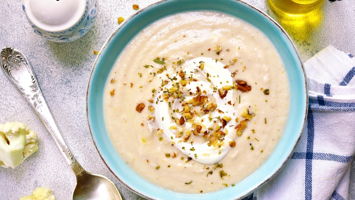 Gourmandise et douceur pour le menu ce soir avec un velouté crémeux de céleri-rave