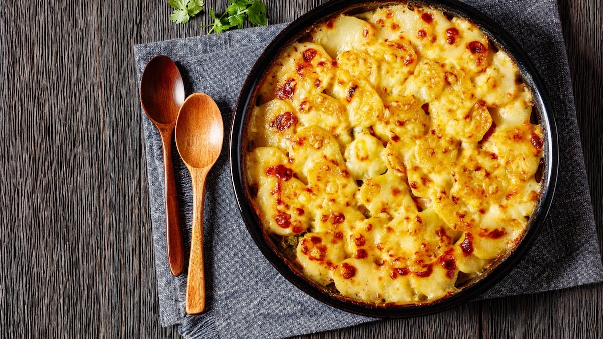 Gratin dauphinois à la raclette