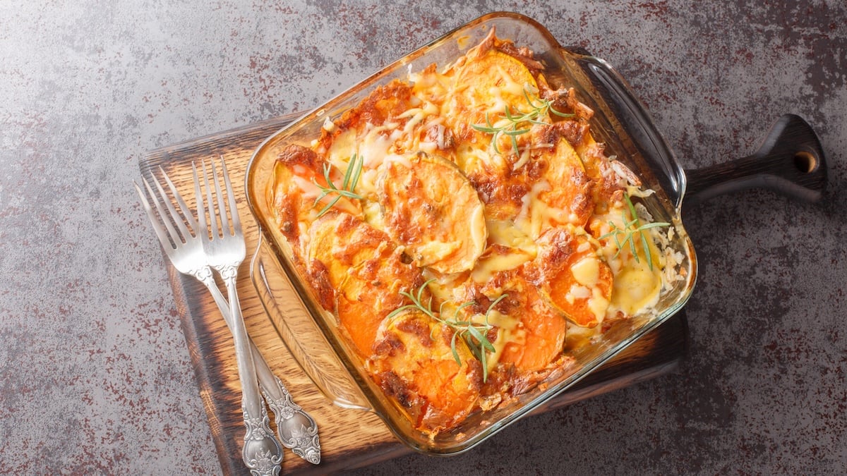 Gratin de courge et pommes de terre