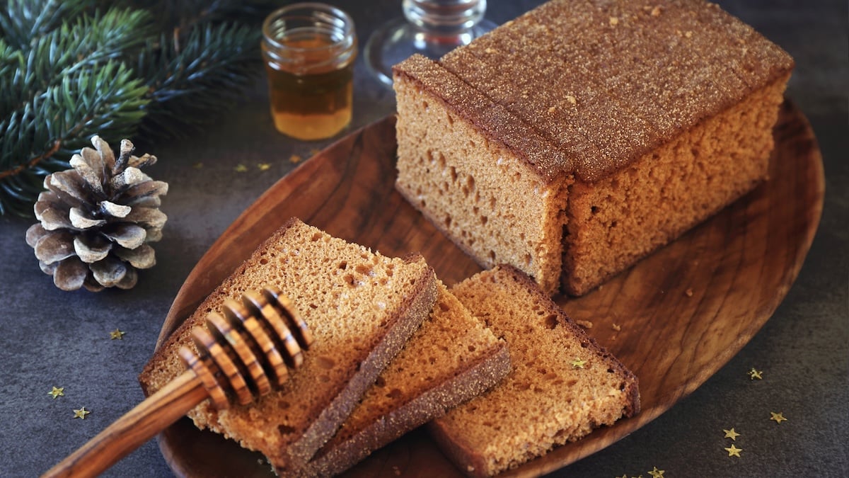 Pain d'épices au miel moelleux