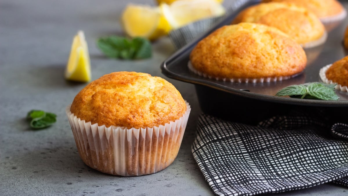 Muffins moelleux au citron