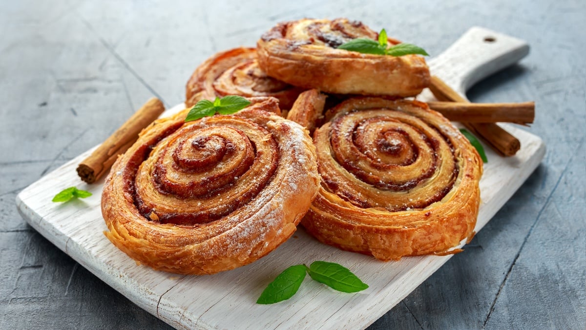 Torsades feuilletées à la pâte à tartiner