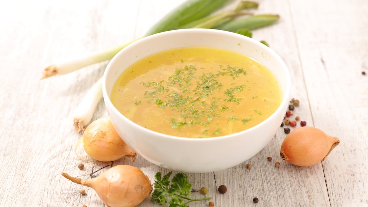 Bouillon de légumes maison