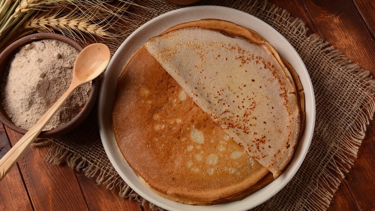 Pâte à crêpes sans lait