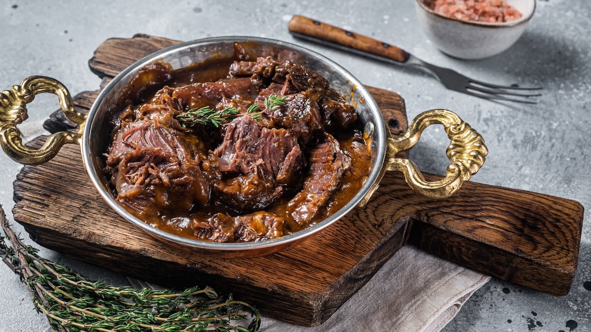 Boeuf mijoté au sirop d'érable