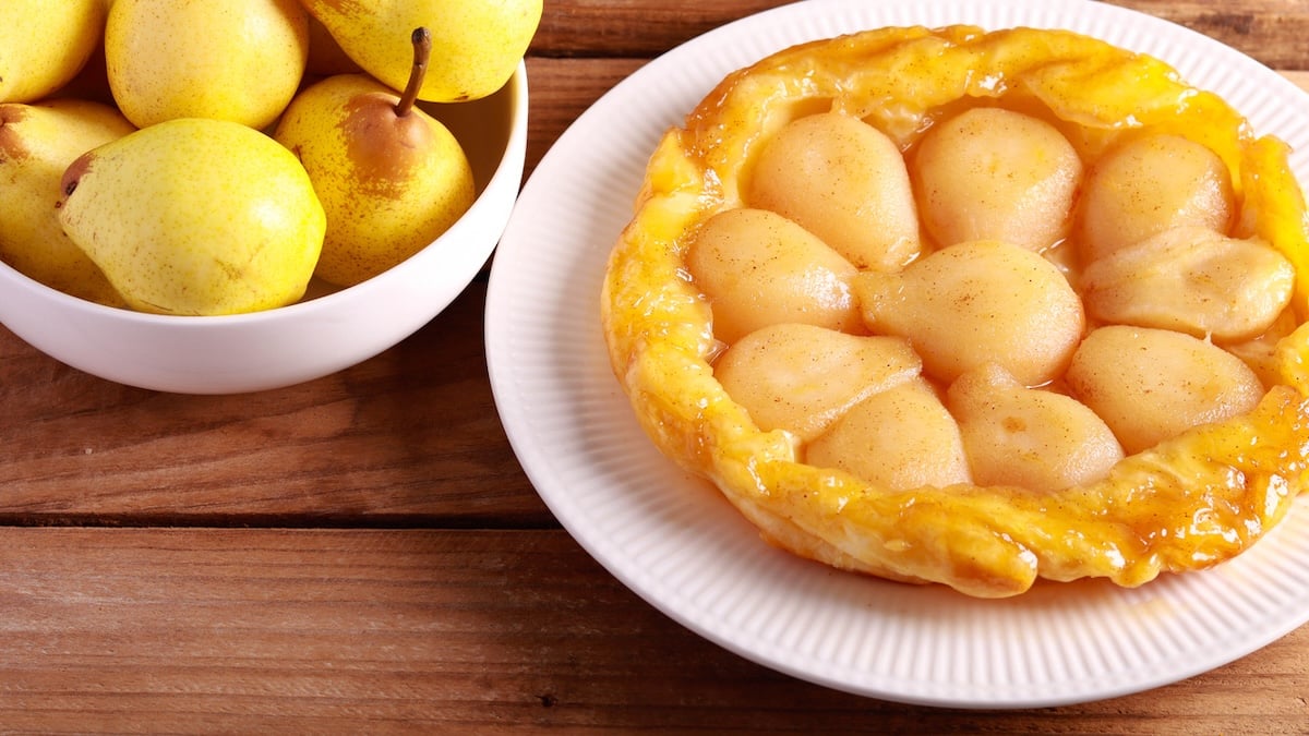 Tarte tatin aux poires pour 6 personnes, la recette facile et rapide