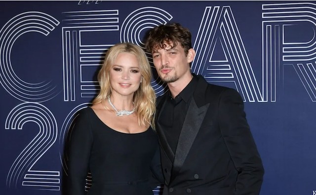 Virginie Efira et son compagnon Niels Schneider à la cérémonie des César 