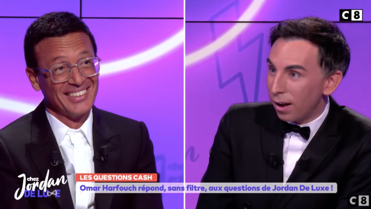 L'homme d'affaires Omar Harfouch sur le plateau de l'émission « Chez Jordan » sur C8