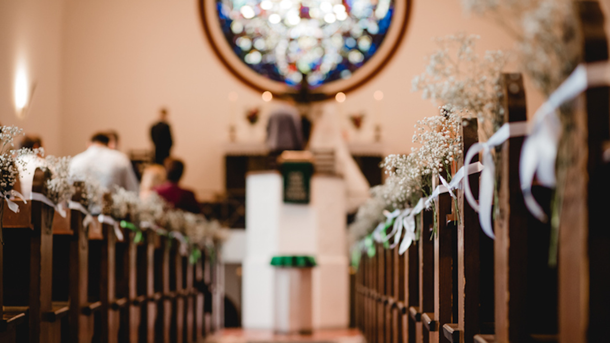 mariage à l'église