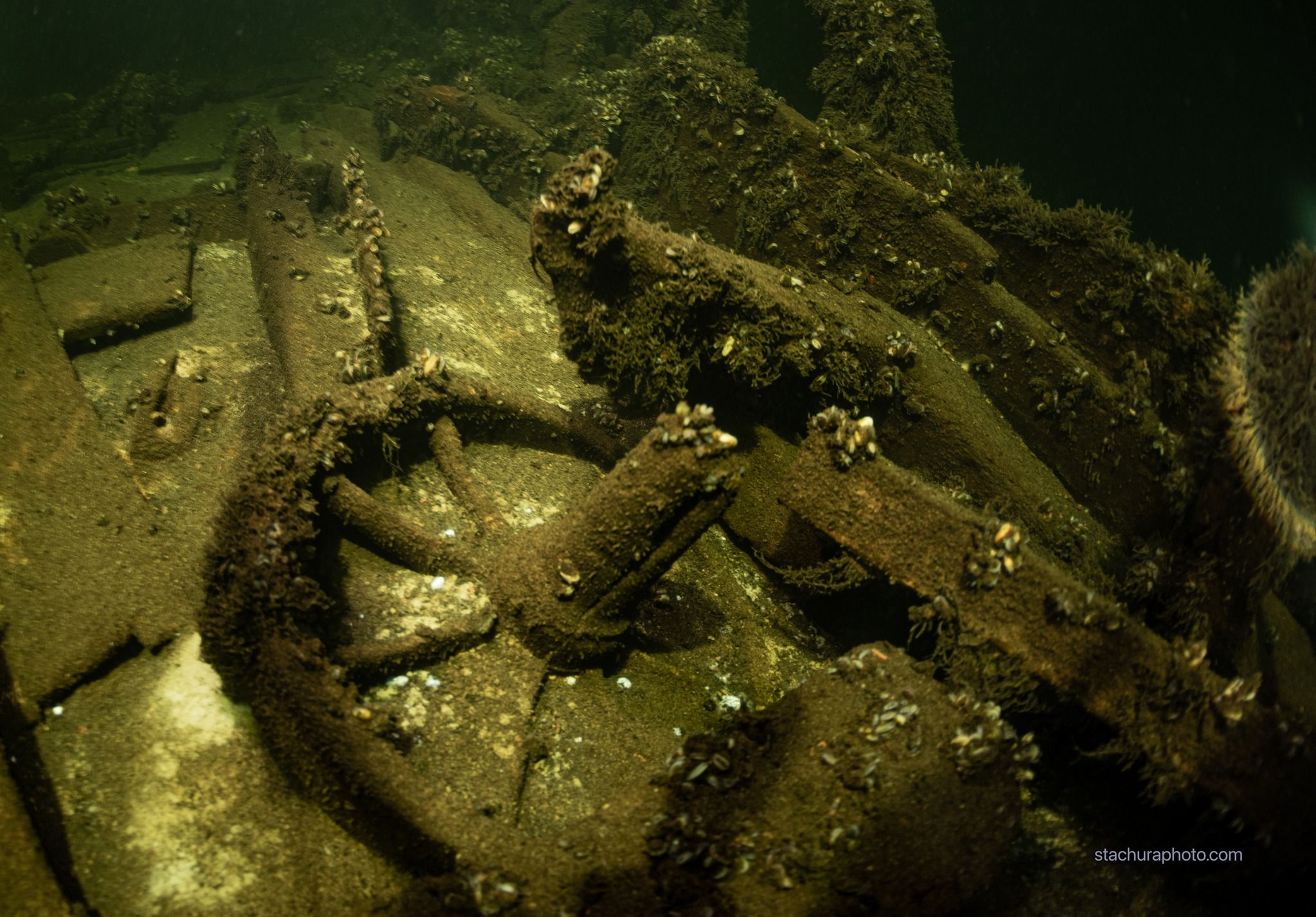 L'épave d'un bateau