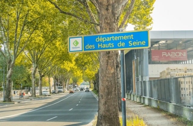  Panneau du département des Hauts de Seine 