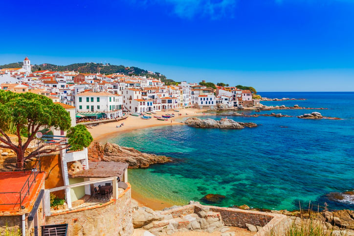 Des maisons sur la Costa Brava