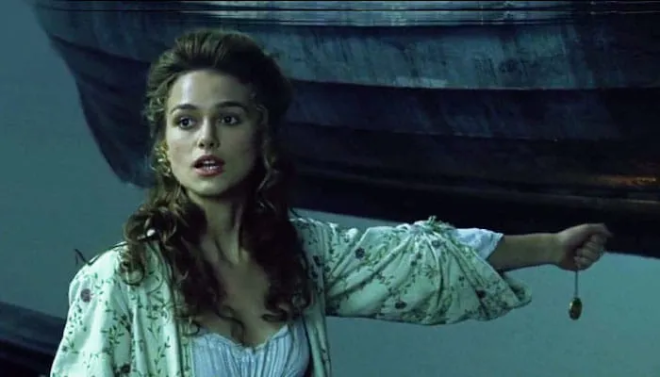 Keira Knightley dans Pirates des Caraïbes