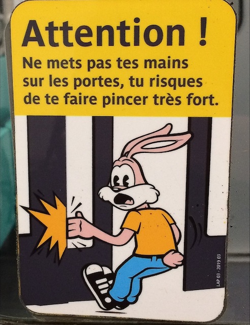 Vignette Serge le Lapin dans le métro