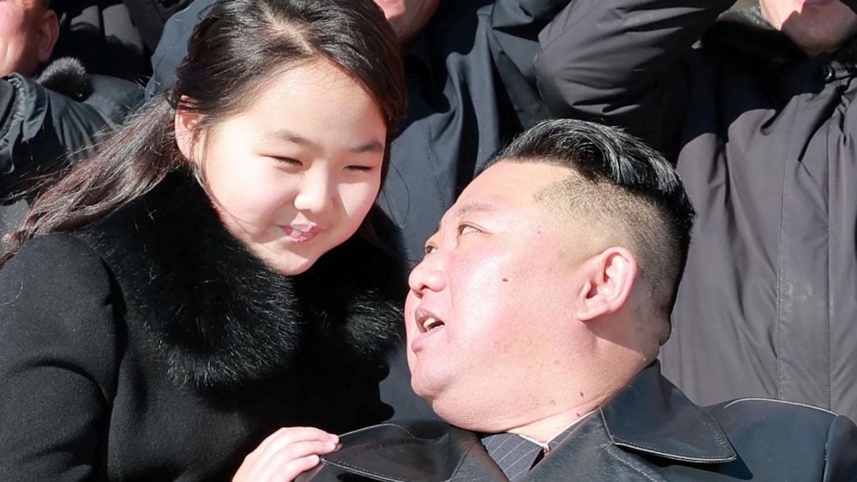 Kim Jong-un et sa fille Ju-ae