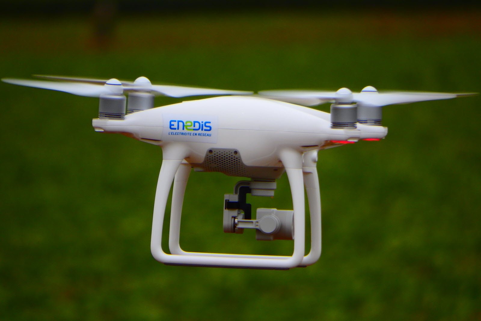 Un drone Enedis