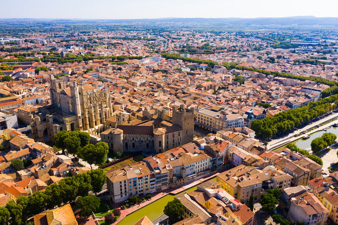 Centre-ville de Narbonne (Aude)