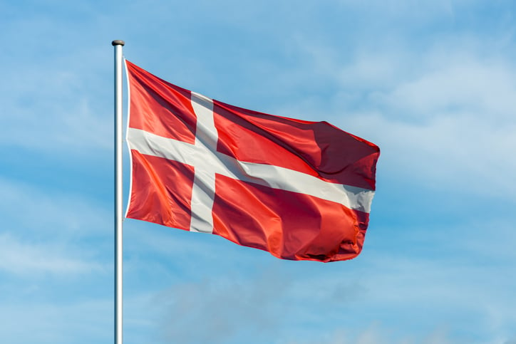 Le drapeau du Danemark