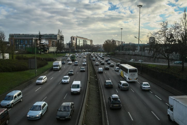 Le périphérique autour de Paris