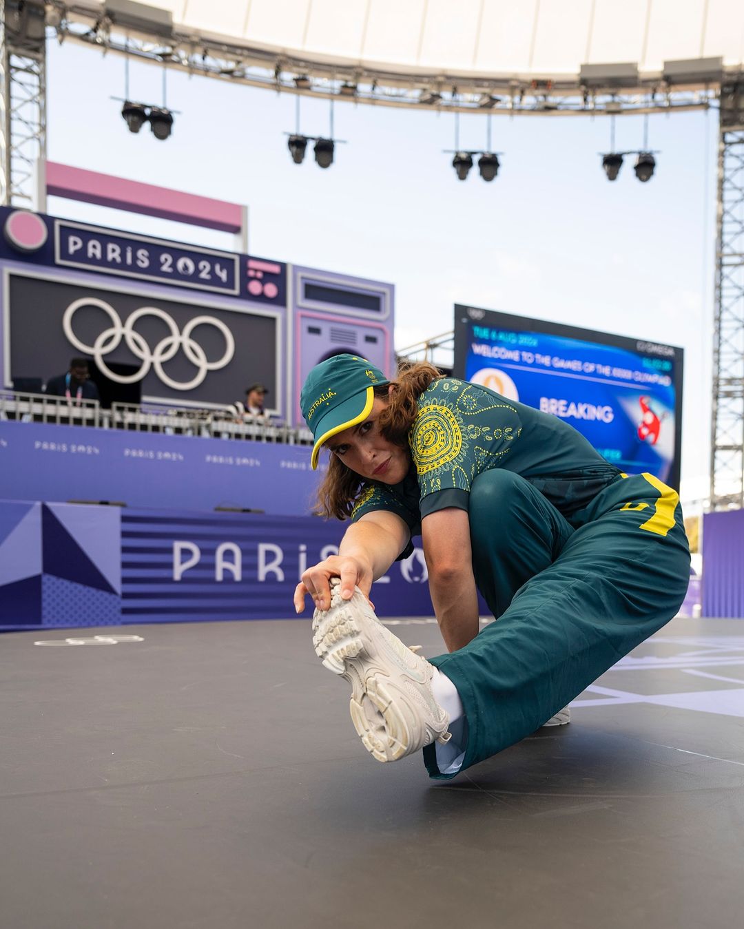 La breakdanceuse australienne Rachael « Raygun » Gunn