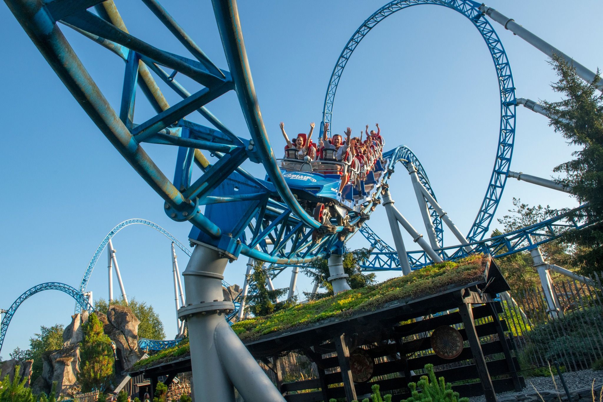 Un grand huit à Europa-Park