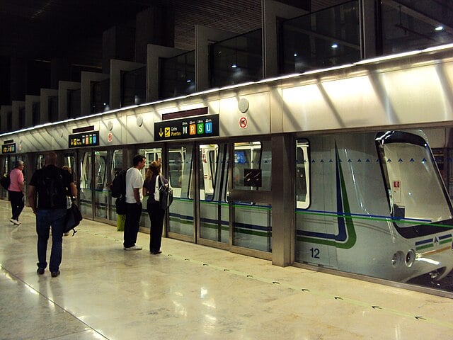 Le transport hectométrique de l'aéroport de Madrid