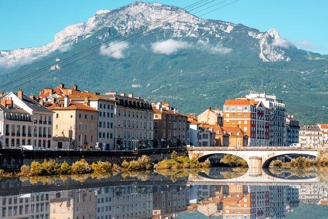 Ville de Grenoble en France 