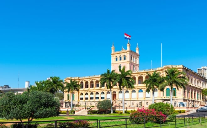 Palais du Gouvernement (Lopez Palace), Asuncion, Paraguay.