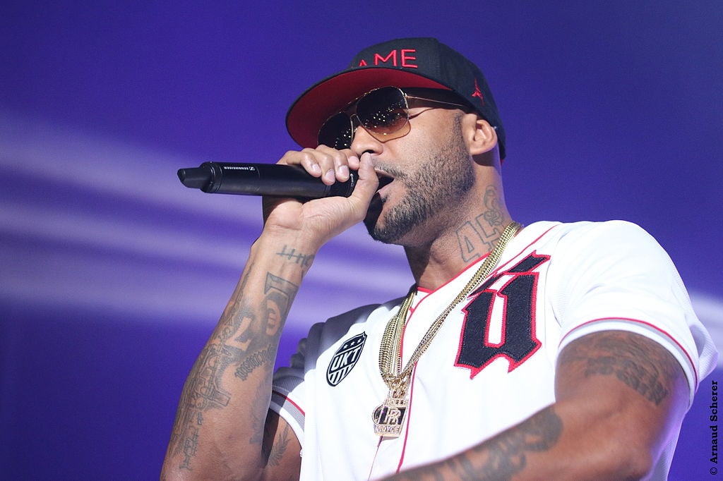 Le rappeur Booba en concert