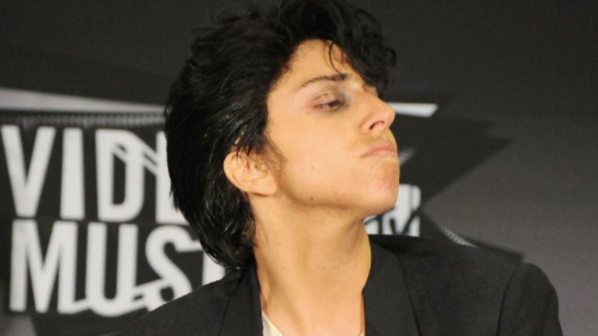 Lady Gaga grimée en « Jo Calderone », son alter ego masculin, lors de la 28e édition des MTV Video Music Awards, le 28 août 2011