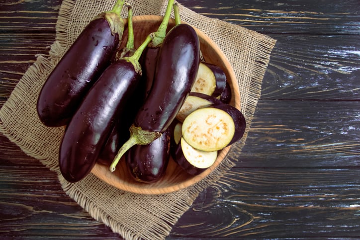 Des aubergines