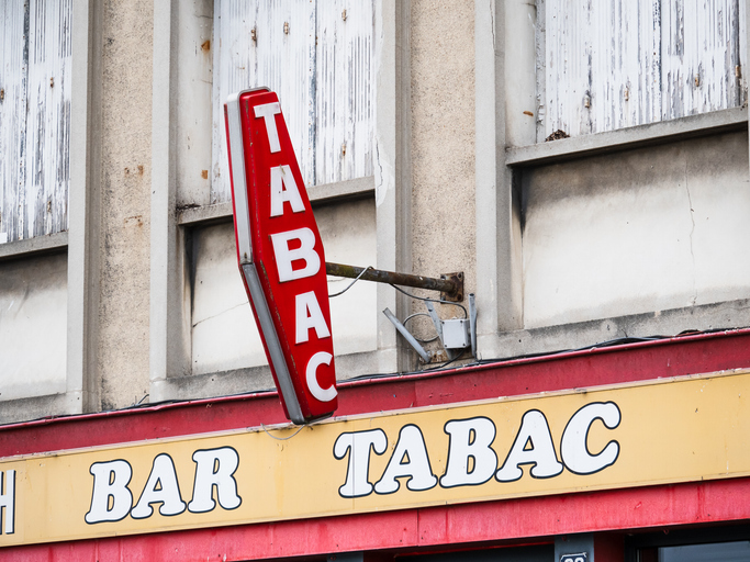 L'enseigne d'un bureau de tabac