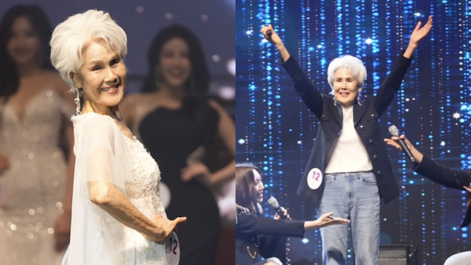 Choi Soon-hwa, 81 ans, candidate aux sélections de Miss Univers