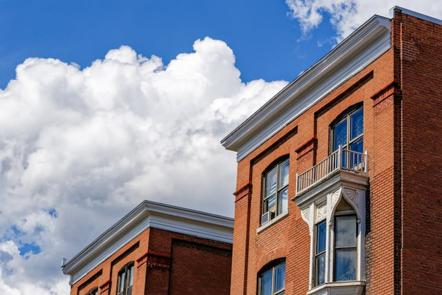 Façade d'un immeuble à Montréal 