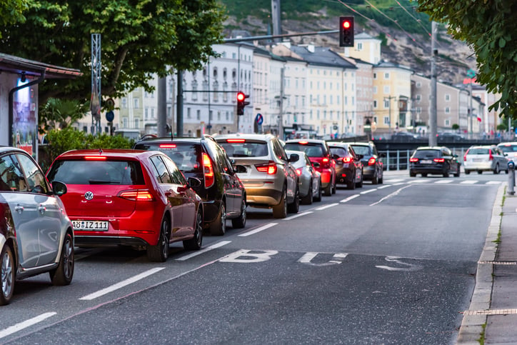 Des embouteillages en ville