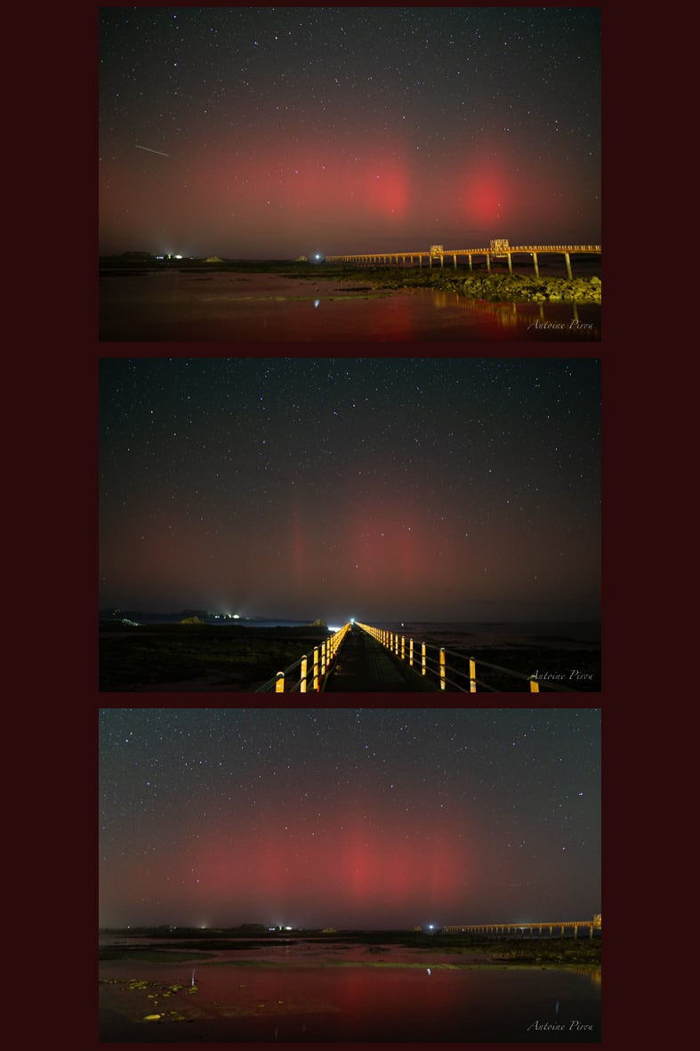 Des aurores boréales rouges