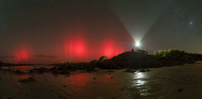 Les aurores boréales en Bretagne