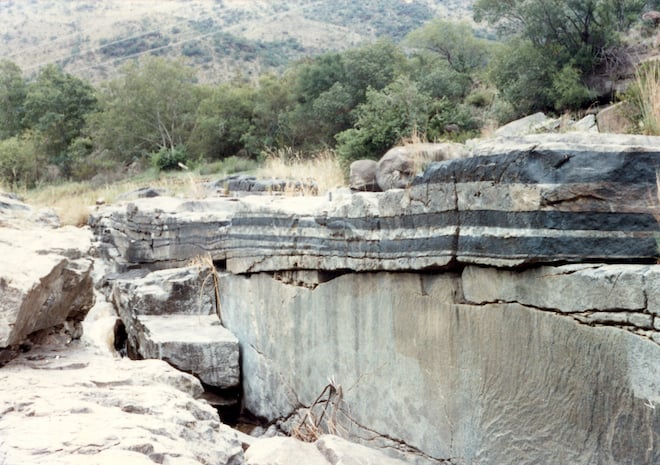 Photographie du complexe igné du Bushveld en Afrique du Sud