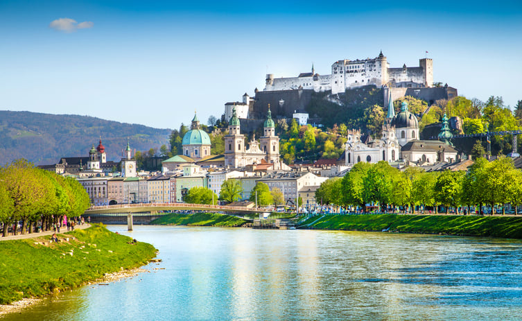 La ville de Salzbourg en Autriche