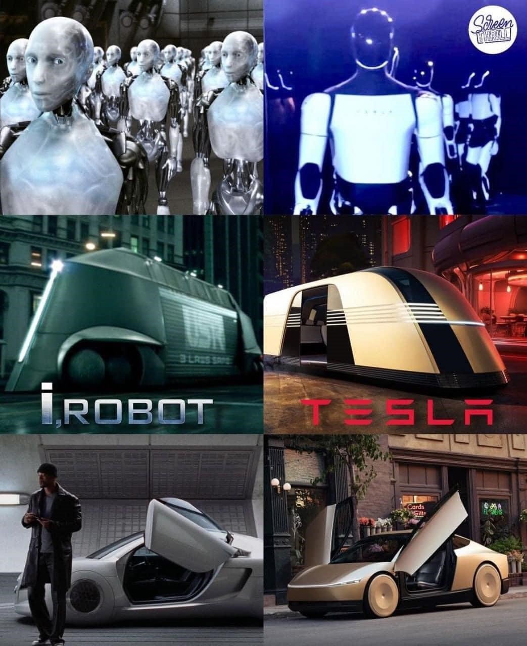 Les similitudes entre I, Robot et Tesla