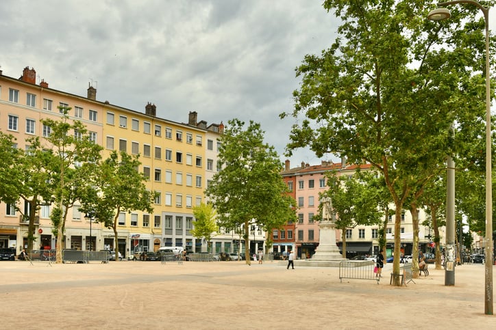 Quartier de la Croix-Rousse, à Lyon