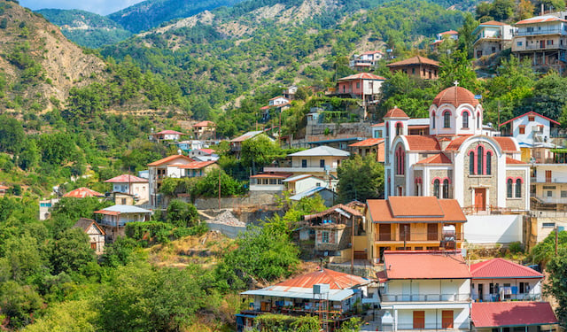 Moutoullas, un village de montagne du district de Nicosie à Chypre