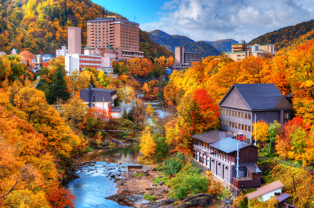    Le quartier thermal Jozankei 