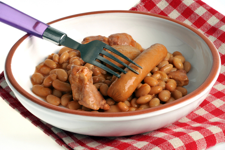 Assiette de cassoulet 