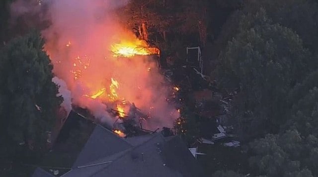 L'explosion de la maison