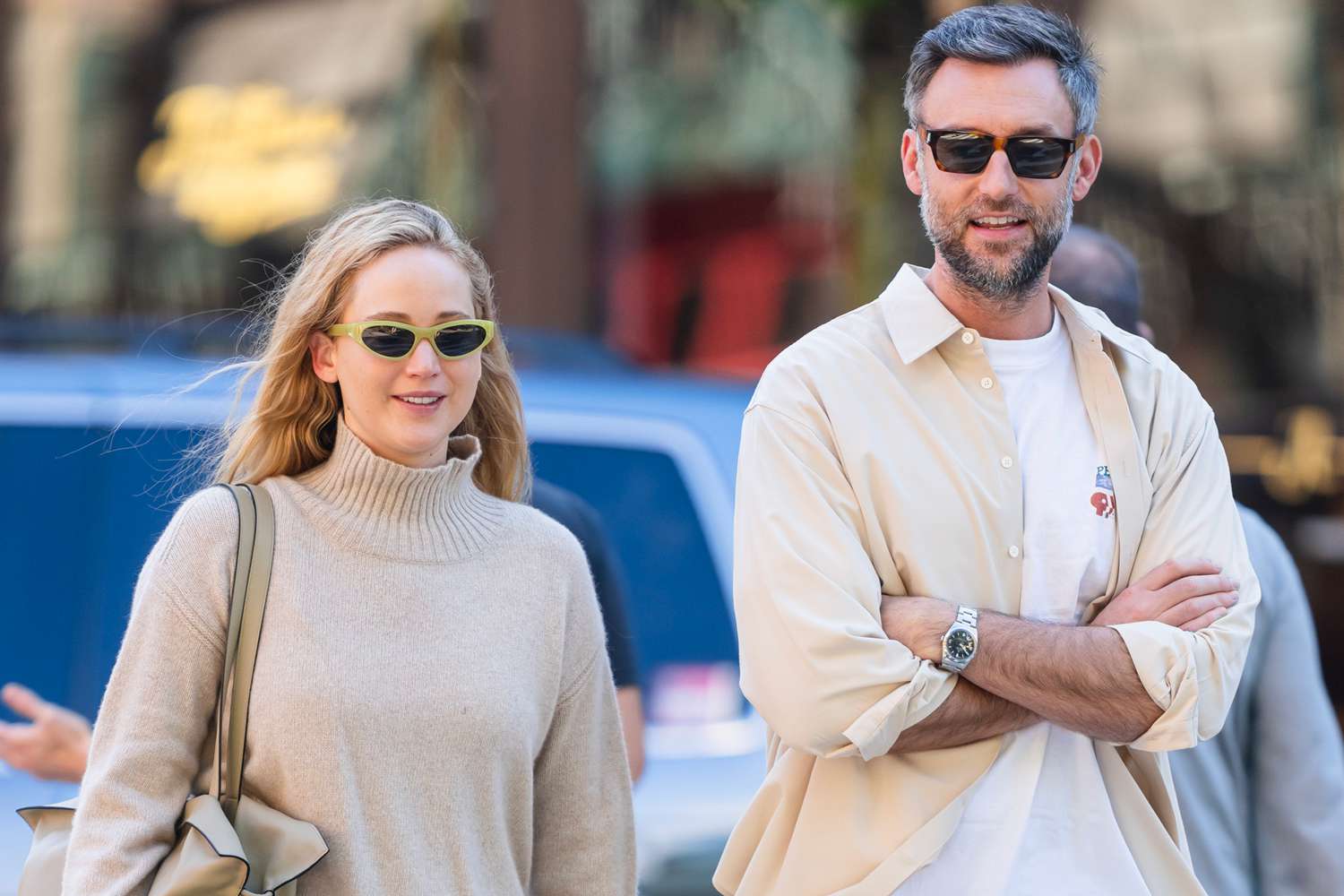 Jennifer Lawrence et son mari Cooke Maroney