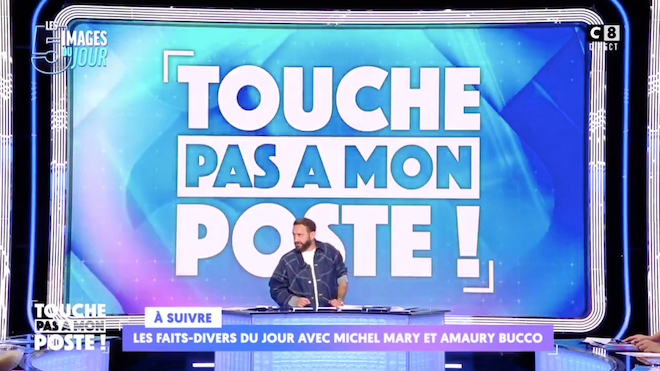 Cyril Hanouna sur le plateau de TPMP