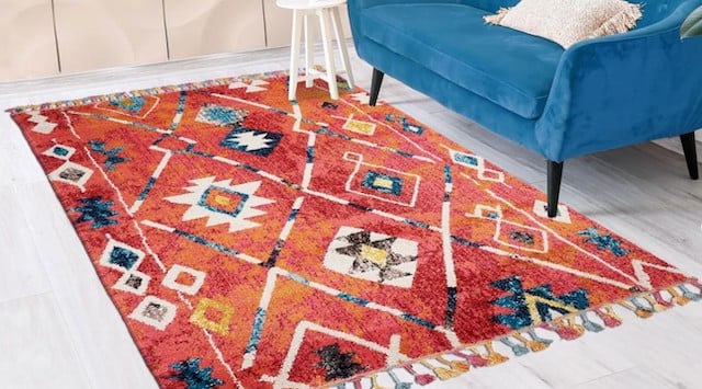 Tapis à motifs tribaux