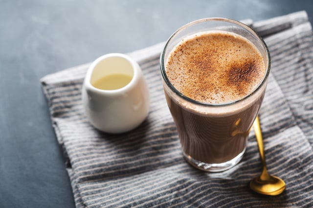 Une boisson à la cannelle 