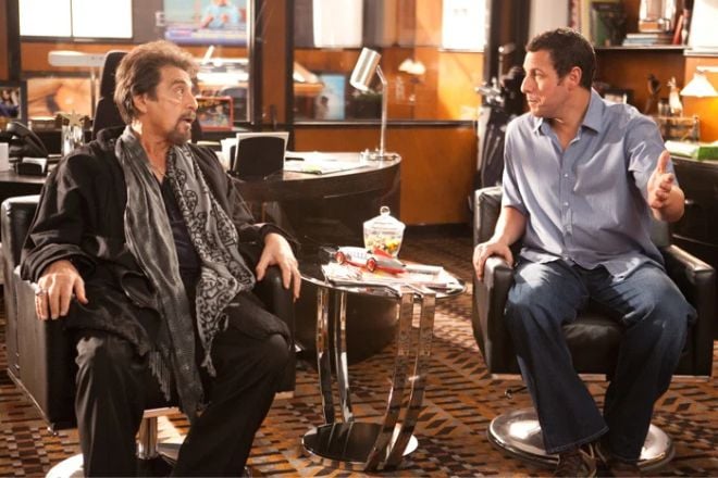 Al Pacino et Adam Sandler dans le film Jack & Julie